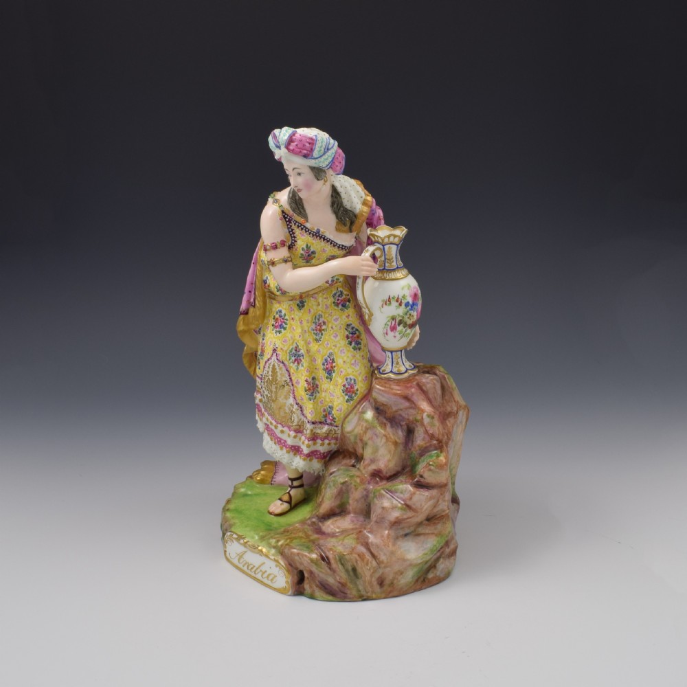 Rare Large Minton Porcelain Figure Arabia Model 137 c.1848 View IX