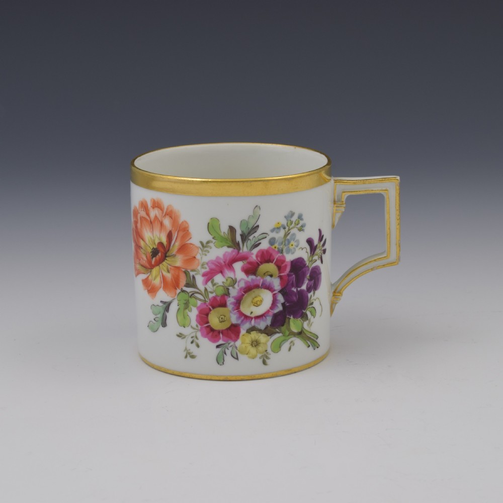Meissen Marcolini Period Porcelain Coffee Can & Saucer c.1790 View IV