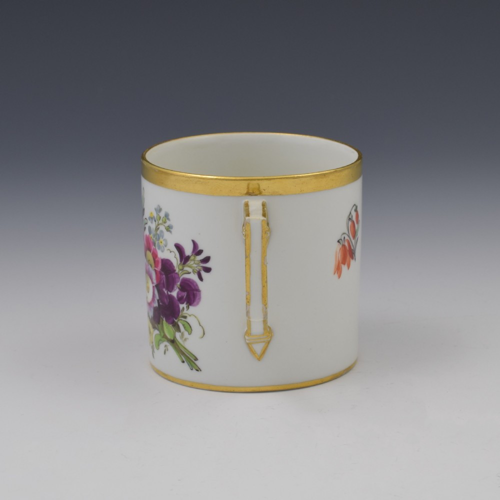 Meissen Marcolini Period Porcelain Coffee Can & Saucer c.1790 View VII