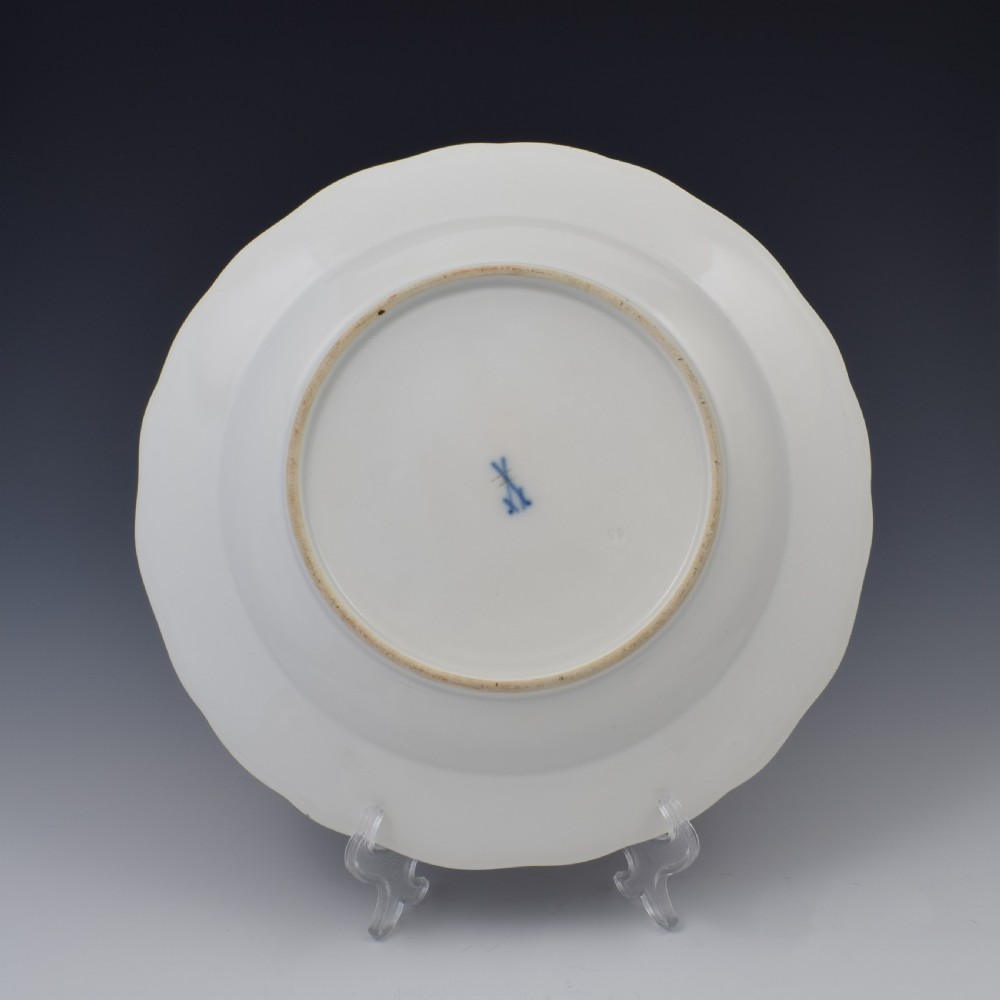 19th Century Meissen Porcelain Cabinet Plate Old Masters Style c.1860 View V