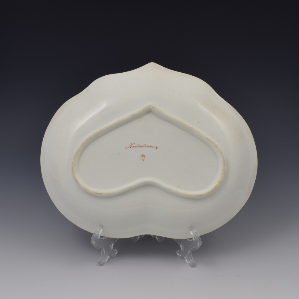 Derby Porcelain Botanical Compotier Dessert Dish Nasturtium c.1806 View IV