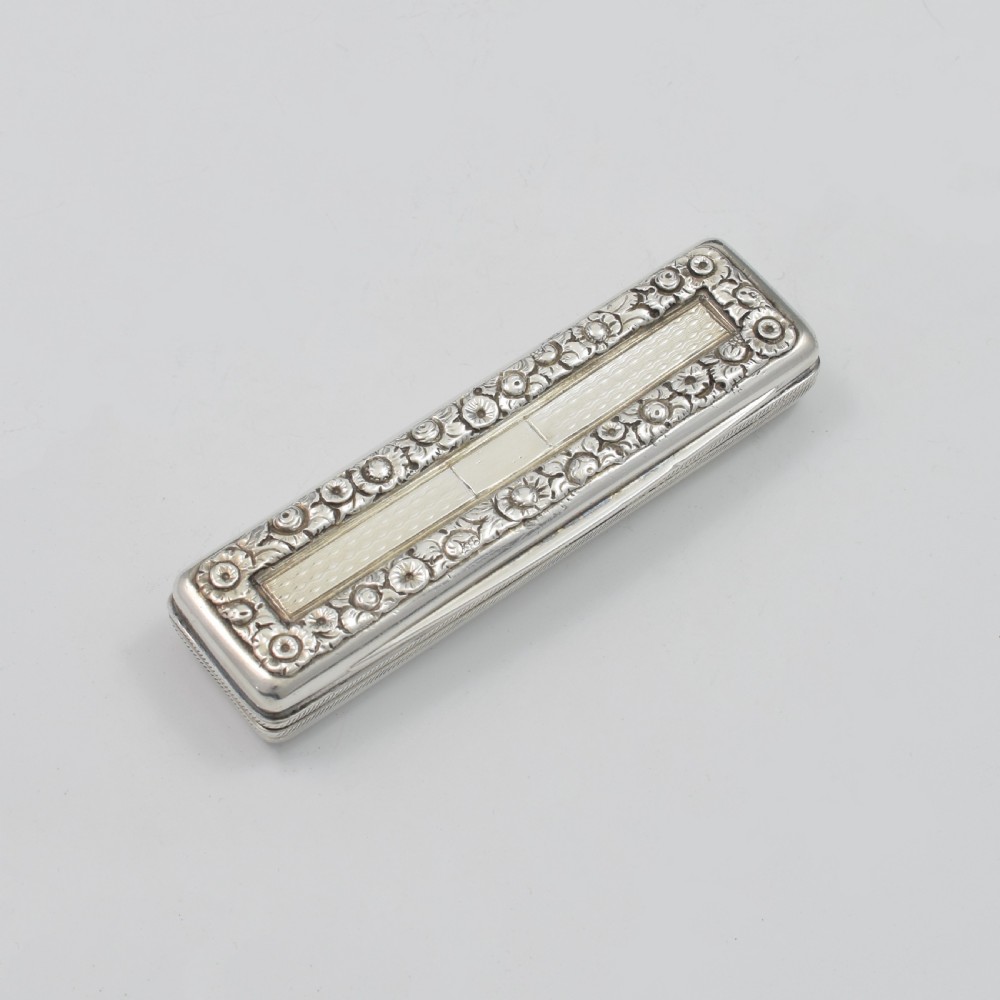 George III Silver Toothpick Box Georgian c.1810