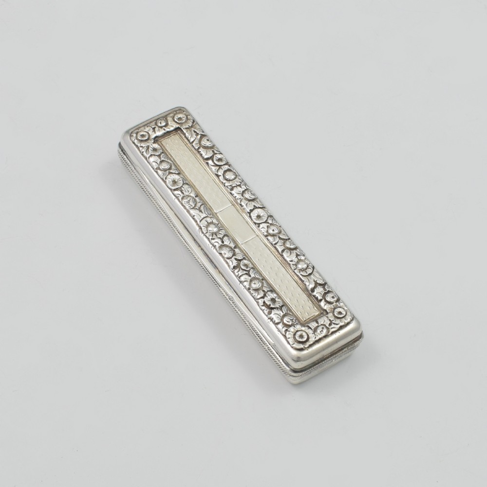 George III Silver Toothpick Box Georgian c.1810 View II