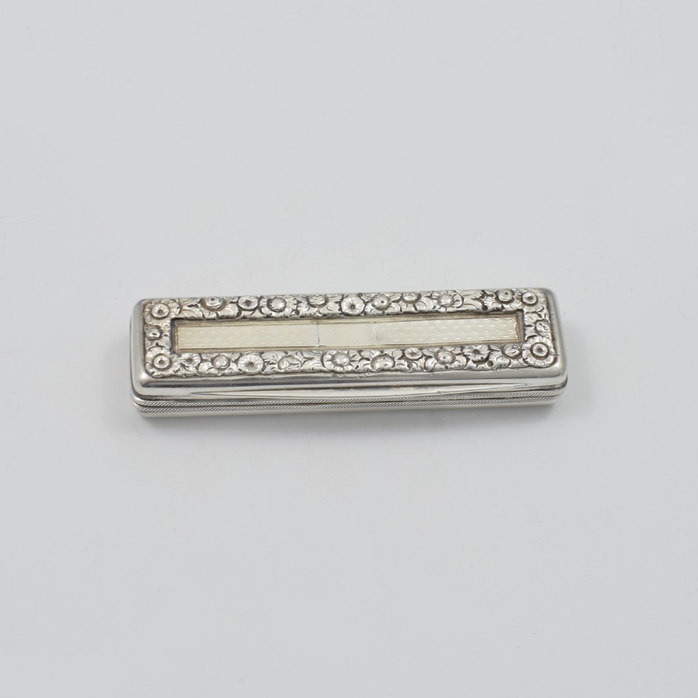 George III Silver Toothpick Box Georgian c.1810 View IV