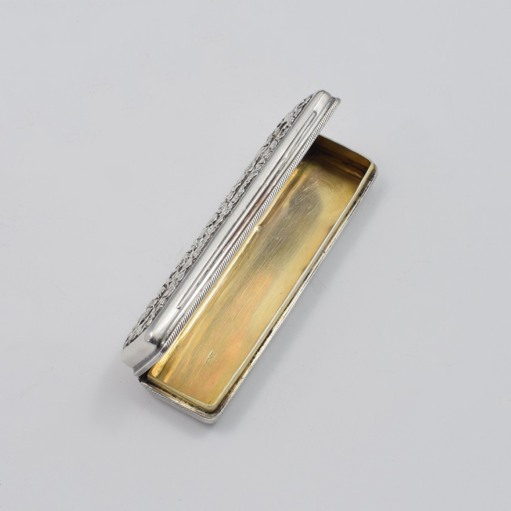 George III Silver Toothpick Box Georgian c.1810 View V