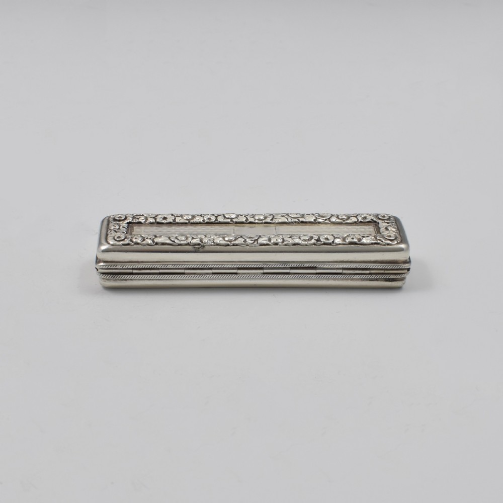 George III Silver Toothpick Box Georgian c.1810 View X