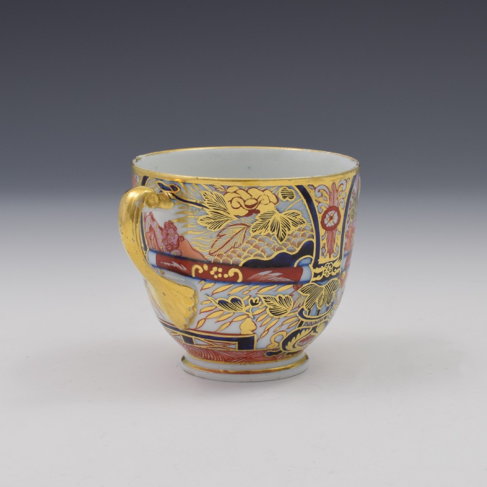 Georgian Coalport Porcelain Nelson Imari Chocolate Cup c.1810 View II