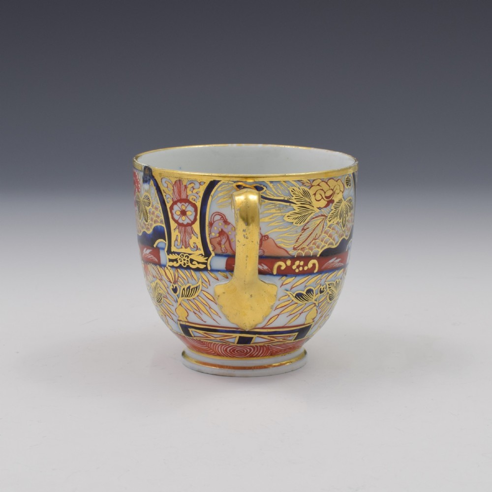Georgian Coalport Porcelain Nelson Imari Chocolate Cup c.1810 View III