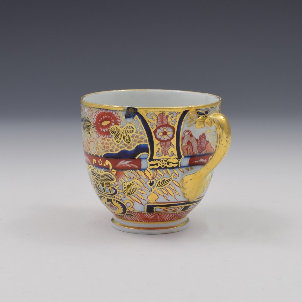 Georgian Coalport Porcelain Nelson Imari Chocolate Cup c.1810 View IV