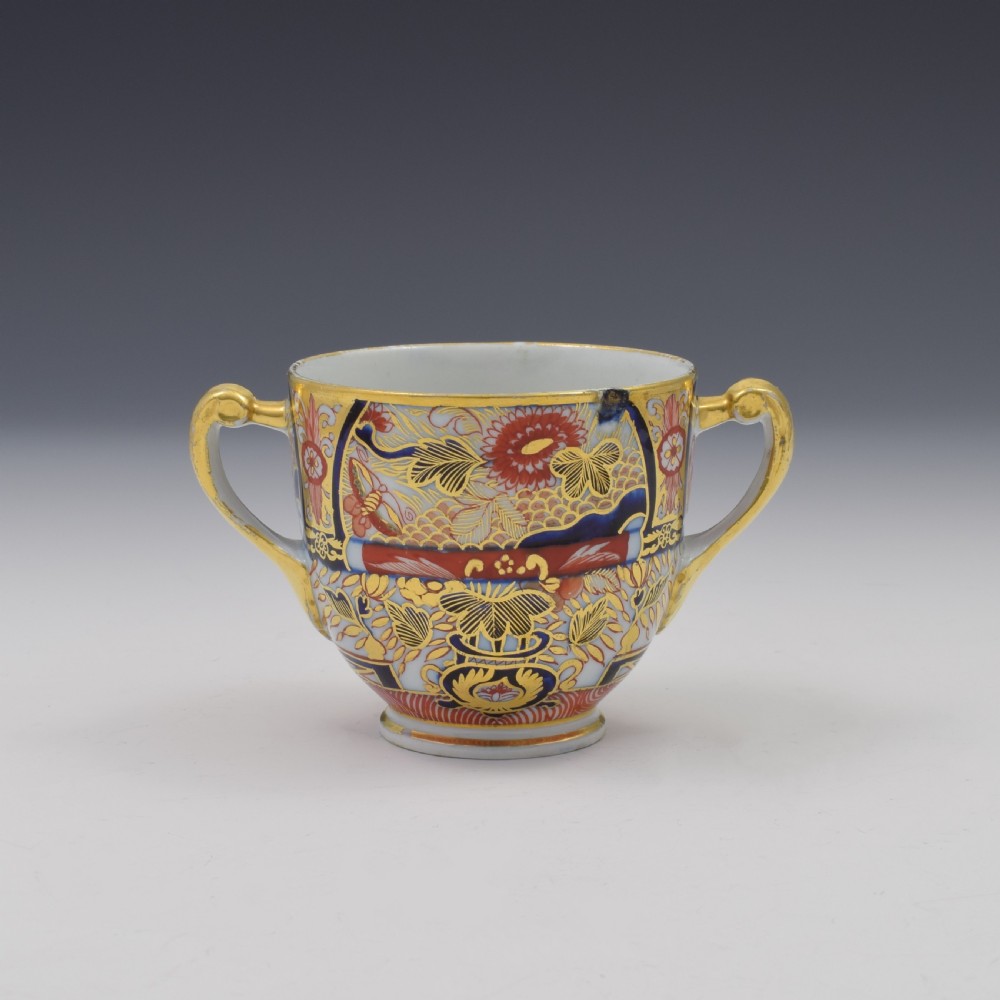 Georgian Coalport Porcelain Nelson Imari Chocolate Cup c.1810 View V
