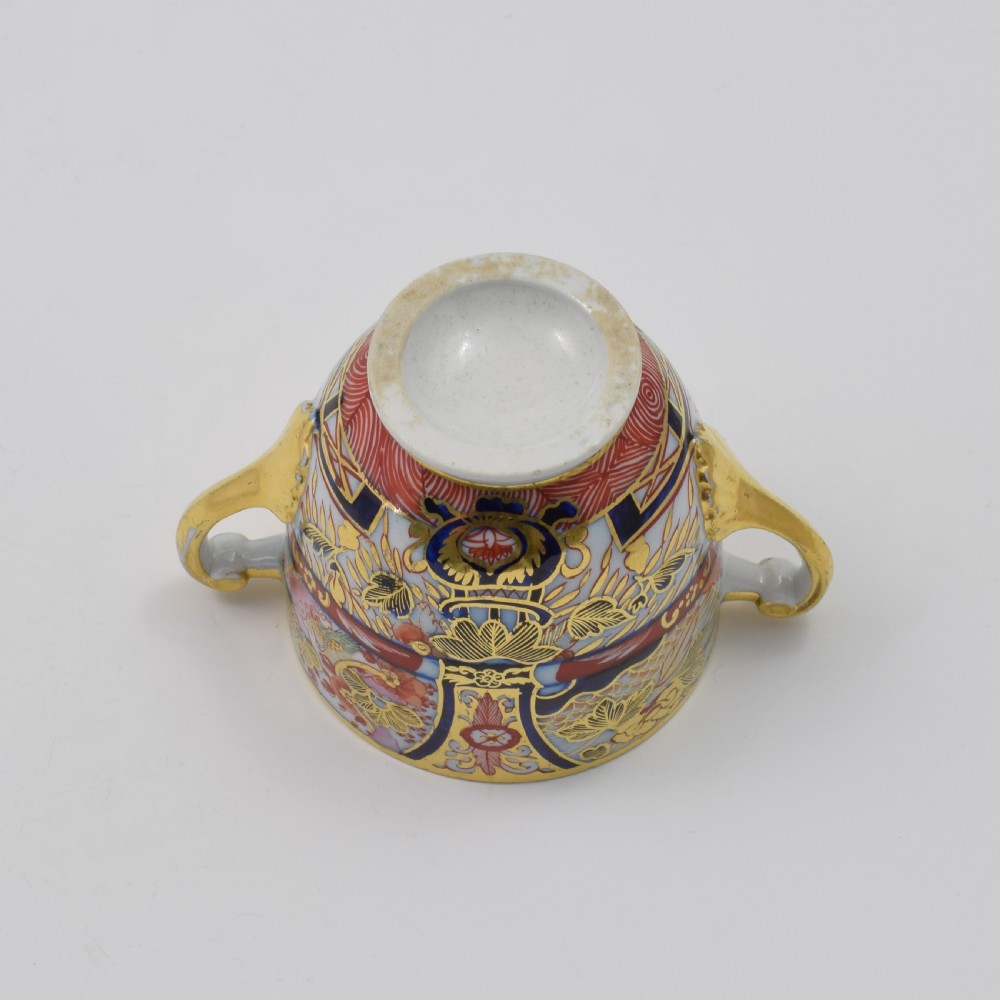 Georgian Coalport Porcelain Nelson Imari Chocolate Cup c.1810 View XI