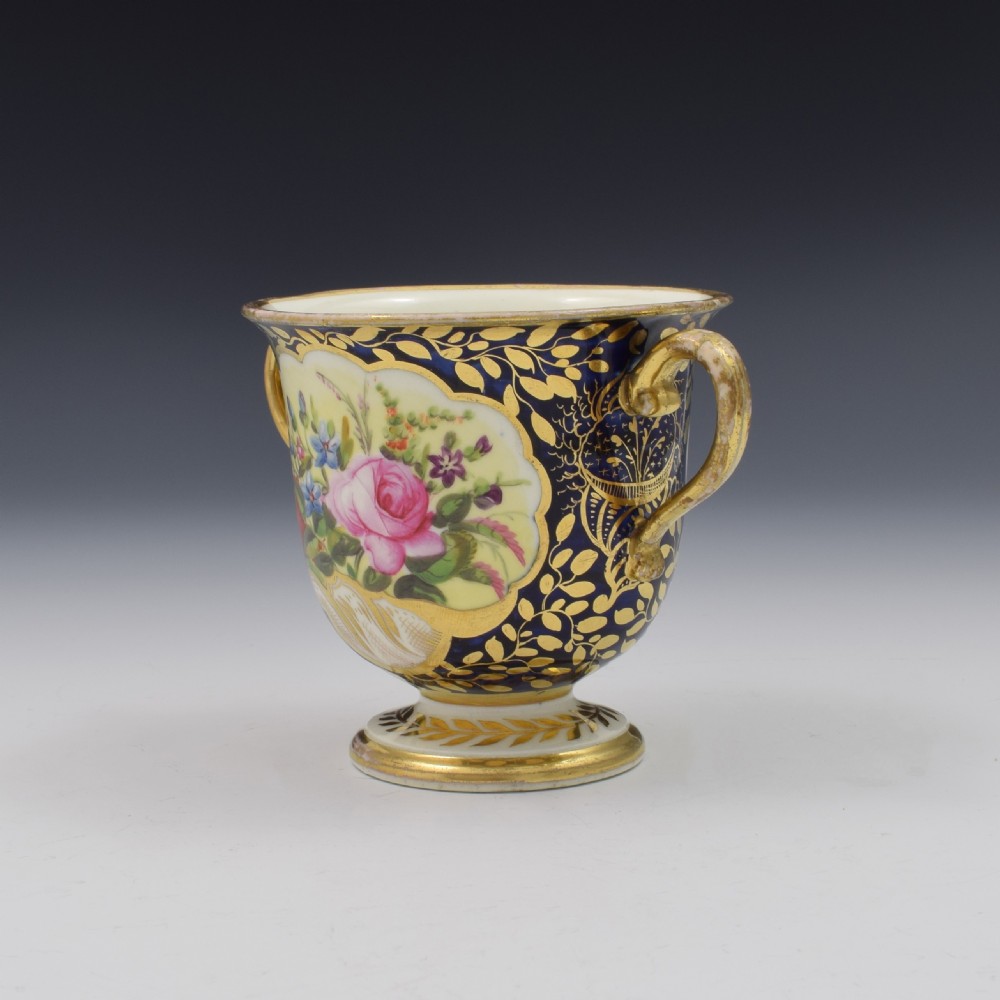 Georgian Minton Porcelain Chocolate Cup Pattern 780 c.1815 View V