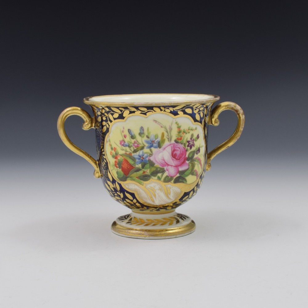 Georgian Minton Porcelain Chocolate Cup Pattern 780 c.1815 View VI