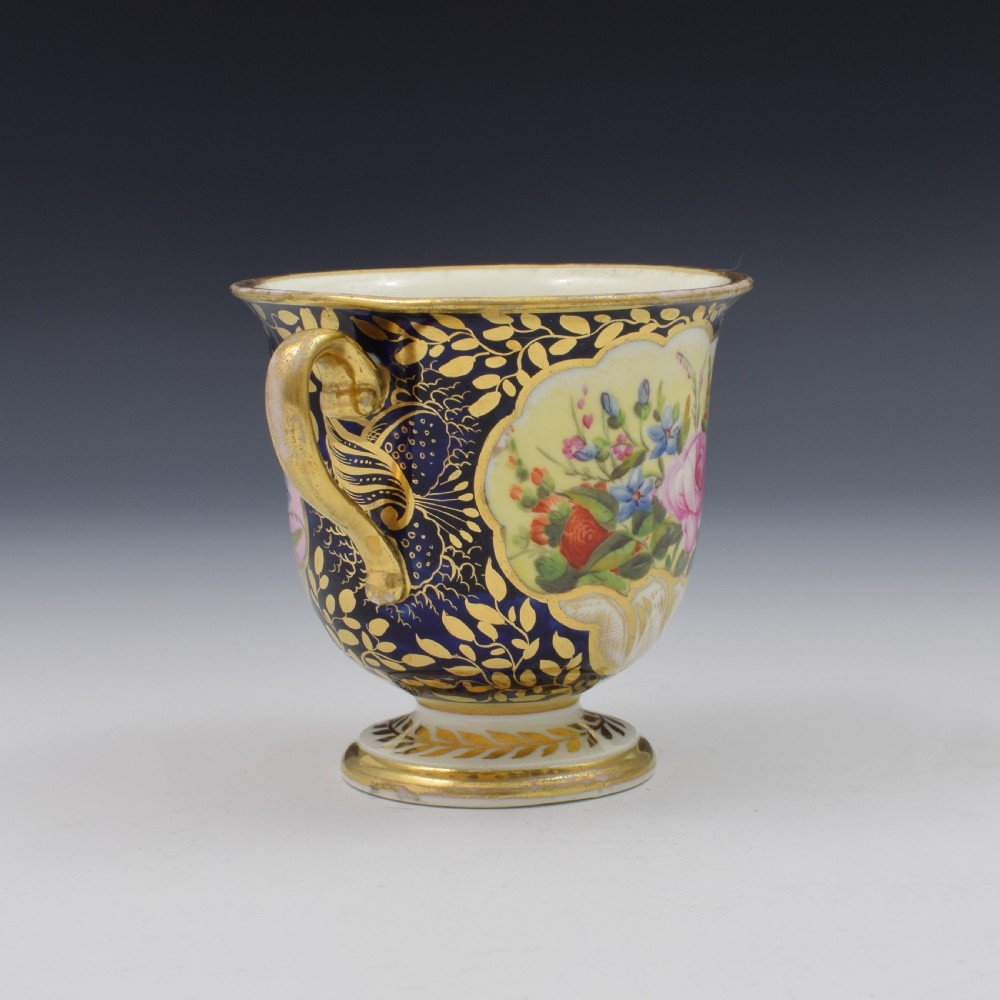 Georgian Minton Porcelain Chocolate Cup Pattern 780 c.1815 View VIII