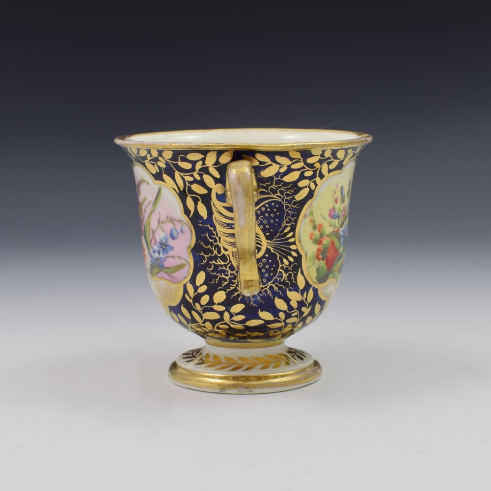 Georgian Minton Porcelain Chocolate Cup Pattern 780 c.1815 View IX