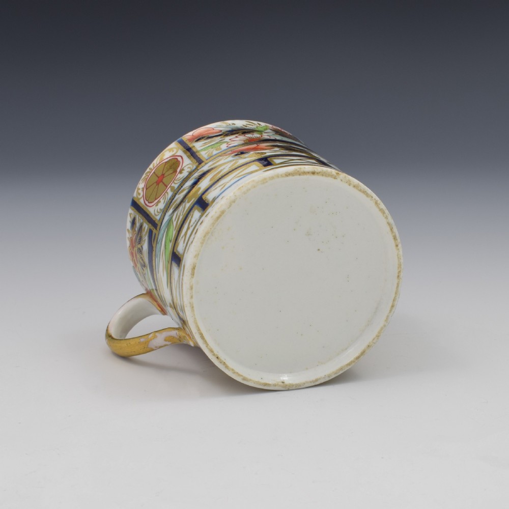 Georgian Coalport Porcelain Coffee Can Pattern 136 c.1815 View V