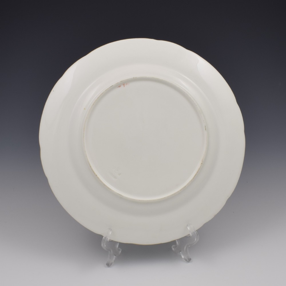 Victorian Minton Porcelain Sevres Style Celeste Bleu Dessert Plate  View VII