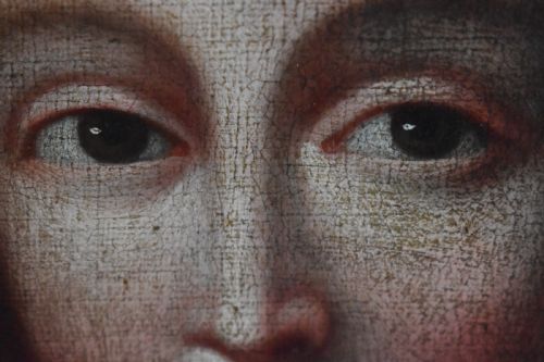 FRENCH SCHOOL MADONNA C1750 AGULHON OIL PAINTING - ADDITIONAL PHOTO 6