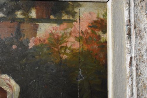CIRCLE OF CARLOS ALONSOPREZ 18821949 OIL PAINTING - ADDITIONAL PHOTO 4