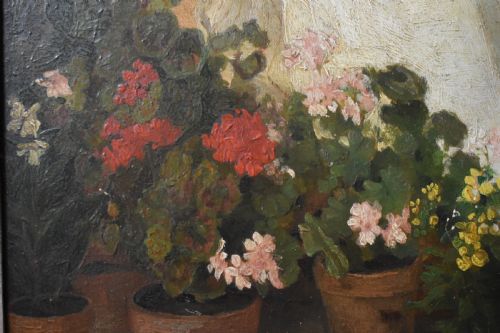 CIRCLE OF CARLOS ALONSOPREZ 18821949 OIL PAINTING - ADDITIONAL PHOTO 7