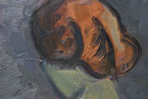 GEORGES VON HUECK 19041964 ART DECO STYLE OIL PAINTING - ADDITIONAL PHOTO 5