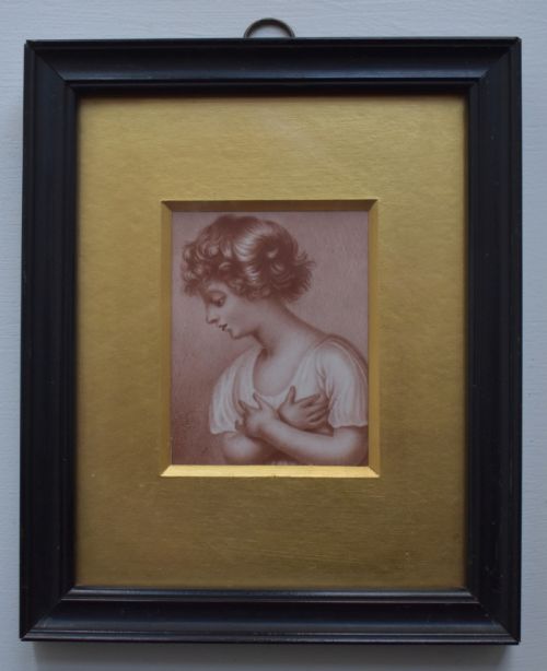 PORTRAIT MINIATURE C1765 LETITIA PRESTON VALLANCEY - ADDITIONAL PHOTO 1