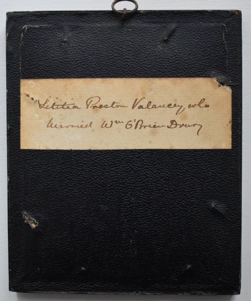 PORTRAIT MINIATURE C1765 LETITIA PRESTON VALLANCEY - ADDITIONAL PHOTO 4