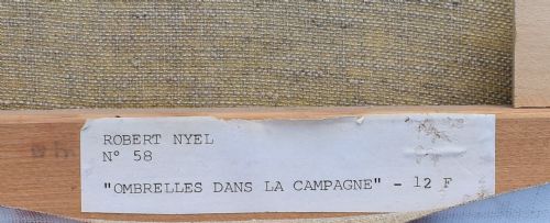 ROBERT NYEL 19302016 FRENCH SYMBOLIST OIL PAINTING - ADDITIONAL PHOTO 9
