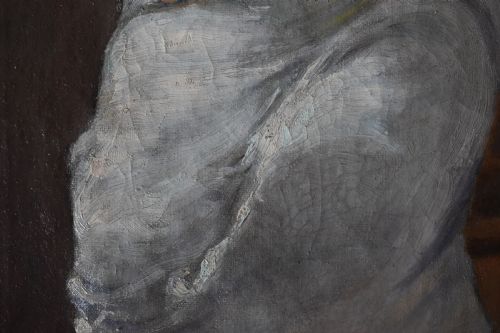 MICHELE FALANGA 18671942 AMERICANITALIAN OIL PAINTING - ADDITIONAL PHOTO 4