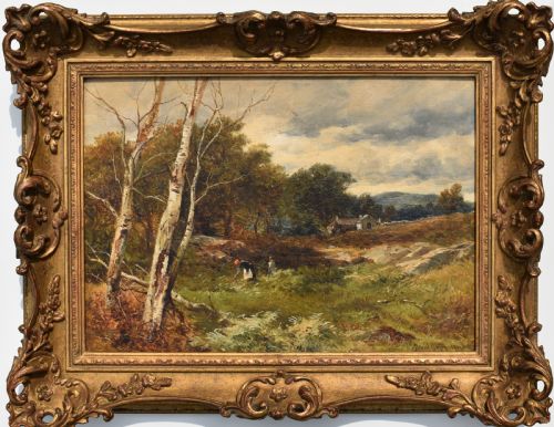 david bates 1840 1921 capel curig north wales oil painting - CATEGORY: ANTIQUE ART - DATED 1900
