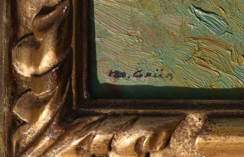 MAURICE GRN 18691947 FRENCH IMPRESSIONIST PERIOD OIL PAINTING - ADDITIONAL PHOTO 2