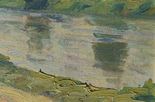 MAURICE GRN 18691947 FRENCH IMPRESSIONIST PERIOD OIL PAINTING - ADDITIONAL PHOTO 4