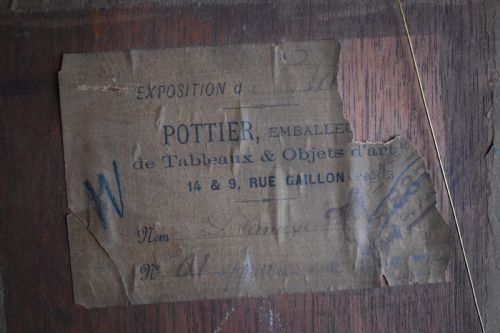 PIERRE EMMANUEL DAMOYE 18471916 FRENCH BARBIZON SCHOOL OIL PAINTING - ADDITIONAL PHOTO 8