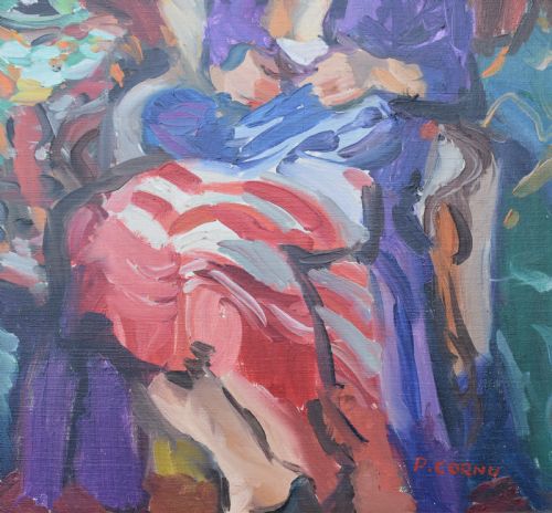 PIERRE CORNU 18951996 FRENCH POST IMPRESSIONIST OIL PAINTING - ADDITIONAL PHOTO 3