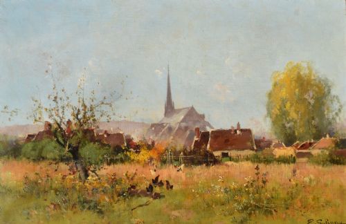 EUGNE GALIANY AKA EUGNE GALIENLALOUE 18541941 OIL PAINTING - ADDITIONAL PHOTO 1