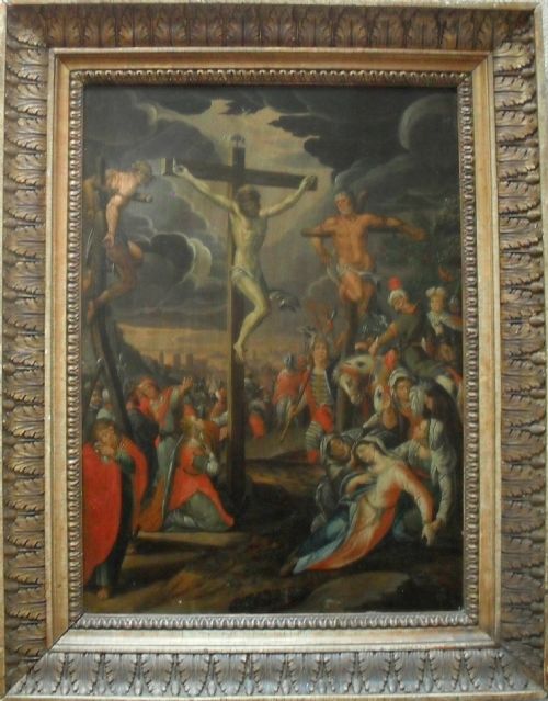 NETHERLANDISH SCHOOL XVIII CENTURY MONOGRAMMED OLD MASTER OIL PAINTING - ADDITIONAL PHOTO 7