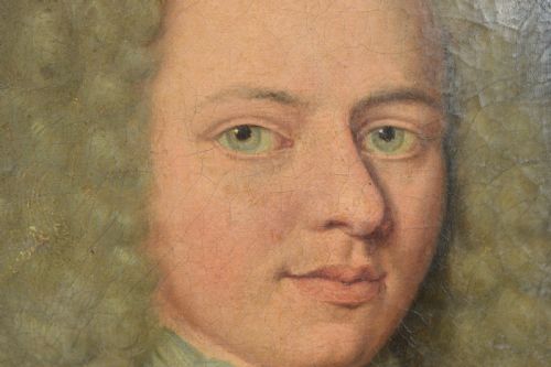 WILLEM VAN KESSEL C16911727 PORTRAIT OF A BEWIGGED GENTLEMAN IN ARMOUR 1713OIL PAINTING - ADDITIONAL PHOTO 6