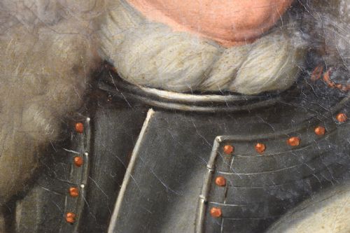 WILLEM VAN KESSEL C16911727 PORTRAIT OF A BEWIGGED GENTLEMAN IN ARMOUR 1713OIL PAINTING - ADDITIONAL PHOTO 7
