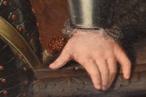 WILLEM VAN KESSEL C16911727 PORTRAIT OF A BEWIGGED GENTLEMAN IN ARMOUR 1713OIL PAINTING - ADDITIONAL PHOTO 8
