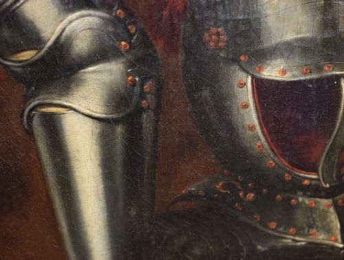 WILLEM VAN KESSEL C16911727 PORTRAIT OF A BEWIGGED GENTLEMAN IN ARMOUR 1713OIL PAINTING - ADDITIONAL PHOTO 9