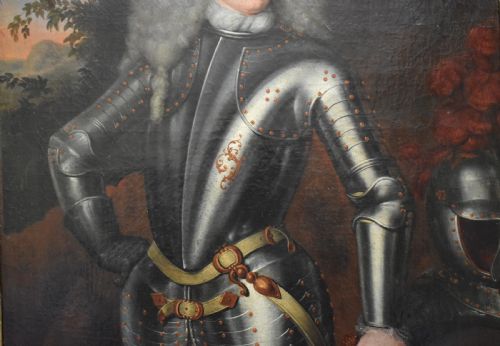 WILLEM VAN KESSEL C16911727 PORTRAIT OF A BEWIGGED GENTLEMAN IN ARMOUR 1713OIL PAINTING - ADDITIONAL PHOTO 20