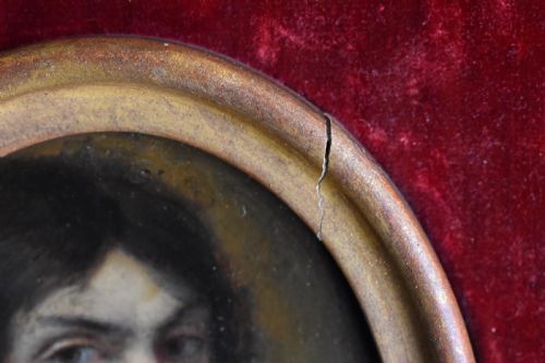CIRCLE OF DAVID DES GRANGES 16111672 OIL ON COPPER PORTRAIT MINIATURE DATED 1660 - ADDITIONAL PHOTO 5