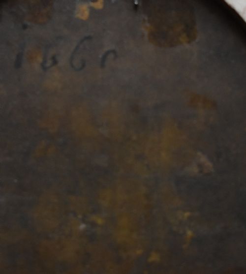 CIRCLE OF DAVID DES GRANGES 16111672 OIL ON COPPER PORTRAIT MINIATURE DATED 1660 - ADDITIONAL PHOTO 8
