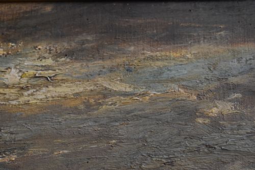 SIR DAVID MURRAY 18491933 GATHERING POPPIES 1892 OIL PAINTING - ADDITIONAL PHOTO 7