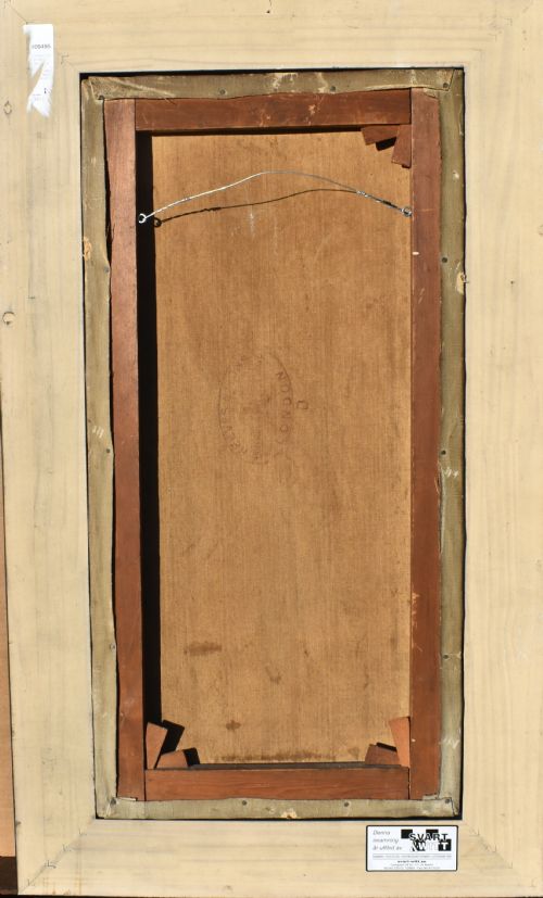 MONOGRAMMED TG LATE 19TH CENTURY SYMBOLIST PRERAPHAELITE OIL PAINTING - ADDITIONAL PHOTO 4