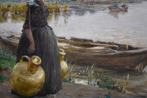 HANS HERRMANN 18581942 WATERCOLOUR PAINTING C1900 DUTCH SCHOOL - ADDITIONAL PHOTO 4