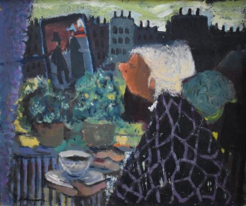 GUNNAR JOHNSSON 19172007 SWEDISH SCHOOL C1955 OIL PAINTING - ADDITIONAL PHOTO 1