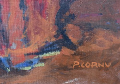 PIERRE CORNU 18951996 FRENCH POST IMPRESSIONIST OIL PAINTING - ADDITIONAL PHOTO 3