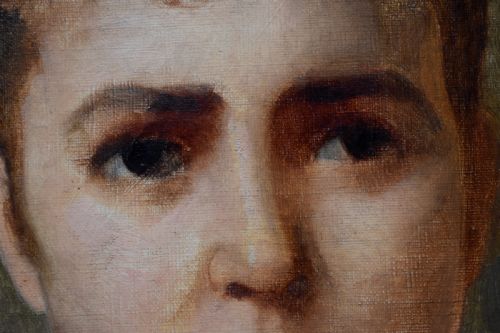 ATTRIBUTED TO ISIDORE PILS 18131875 PROVENANCE TO 1951 OIL PAINTING - ADDITIONAL PHOTO 1