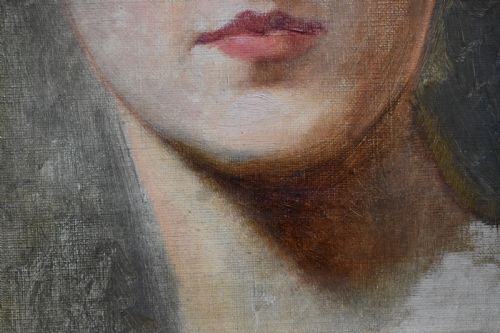 ATTRIBUTED TO ISIDORE PILS 18131875 PROVENANCE TO 1951 OIL PAINTING - ADDITIONAL PHOTO 5